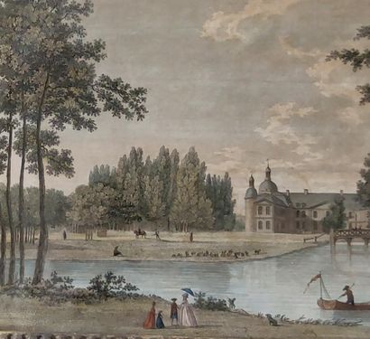 Around 1800

Two watercolour engravings

Ermenonville...