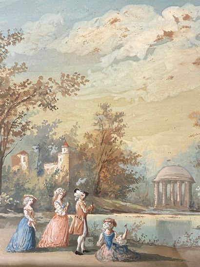 WATERCOLOR AND GOUACHE

People at the water's...