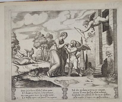 COLLECTION OF ANTIQUE ENGRAVINGS

XVI-XVIIIth...