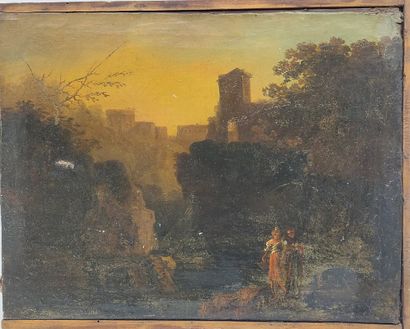 ITALIAN LANDSCAPE

Oil on canvas

34 x 44...