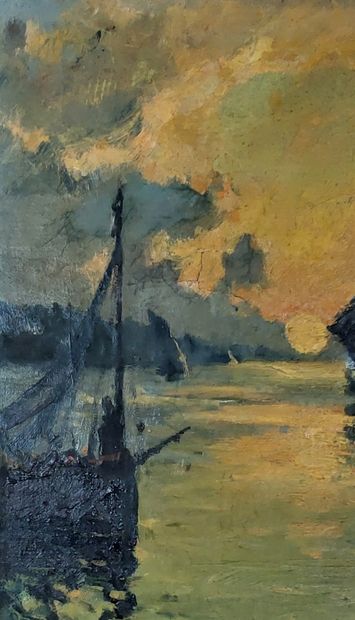 R. FOUQUES

Marine

Huile sur toile signée...