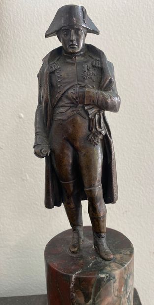 FULL-LENGTH NAPOLEON

Bronze, marble base...