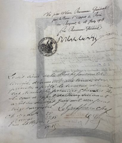 DE LA ROCHEFOUCAULD 

Law degree for the...