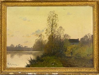 R. MICHEL

Paysage

Huile sur toile signée...
