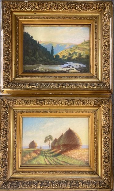 Georges KROEGER

Millstones and riverside

Pastel

Signed...