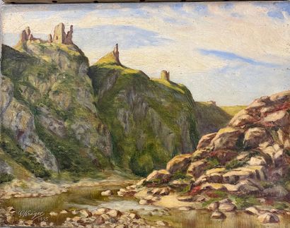 Georges KROEGER

Landscape, Rocks in the...