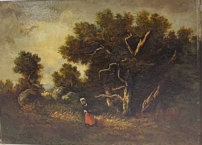 BARBIZON SCHOOL 

Fagotière

Oil on panel

23...
