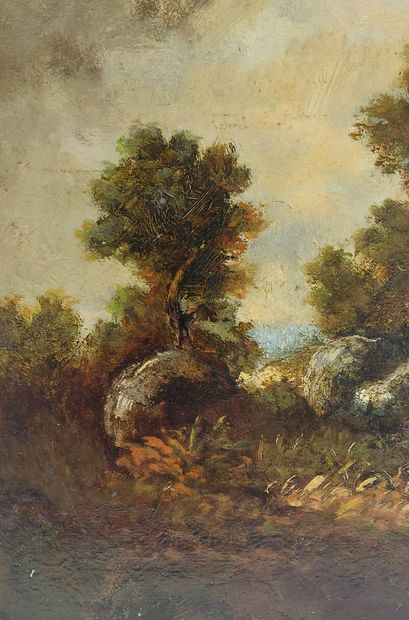 BARBIZON SCHOOL 

Fagotière

Oil on panel

23...