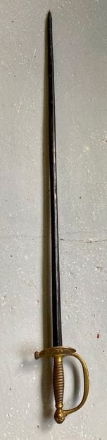 Officer's EPEE with rooster and grenade decoration

Leather...