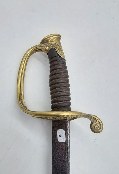 INFANTRY OFFICER'S SABRE, filigree horn handle

Blade...