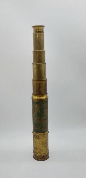 IMPORTANT LONG VIEW in brass 

(as is, to...