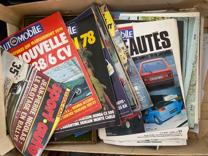 IMPORTANT LOT OF AUTOMOBILIA, mainly magazines



To...
