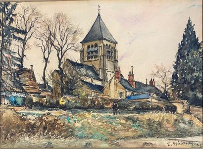 Eric MÉNÉTRIER (XX) 

Eglise

Aquarelle sur...