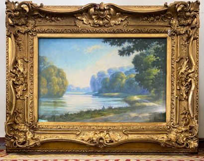 Georges KROEGER

Paysage au lac

Pastel

Signé...