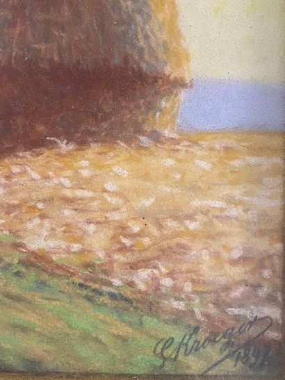 Georges KROEGER

Millstones and riverside

Pastel

Signed...