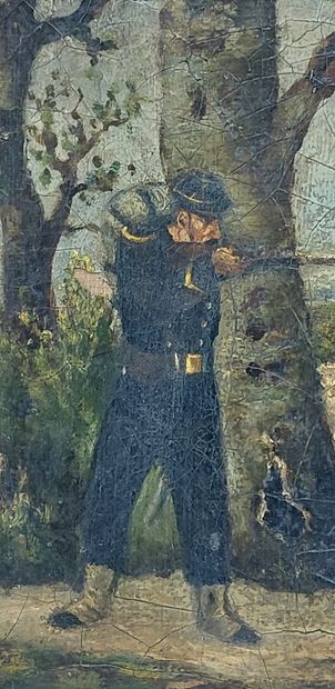 19th century SCHOOL

Soldier

Oil on canvas

24...