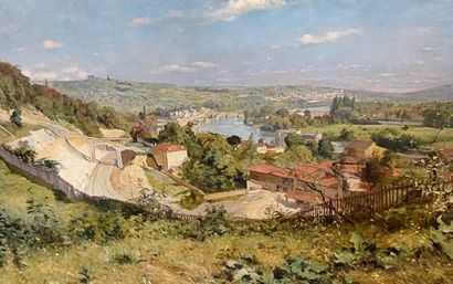 Louis TAUZIN (c.1842-c.1915)

Landscape

Oil...