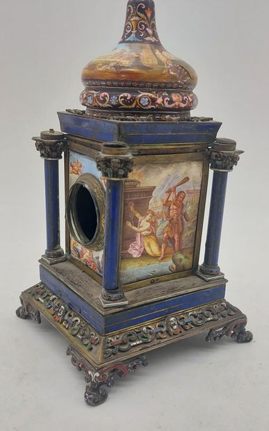 KIOSQUE en émaux cloisonnés émaillés 

H...