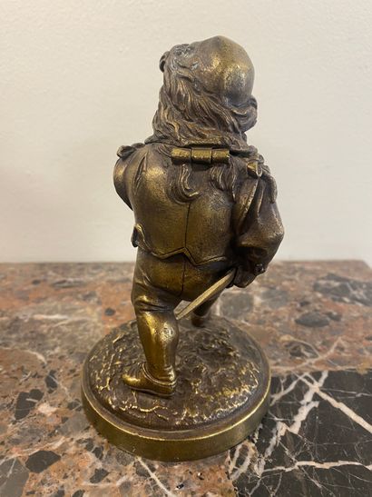 MAROTTE

Bronze formant encrier

Mousquetaire

Signé...