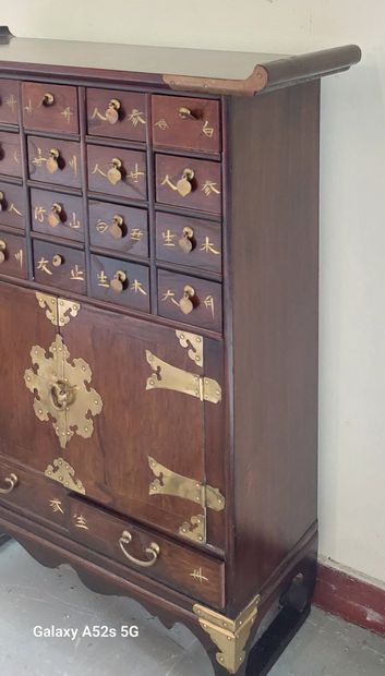 CHINA

Cabinet with two doors and 22 drawers,...