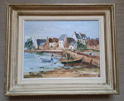 Etienne BELLAN (1922-2000)

The port of Saint-Cado...