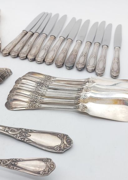silver-plated metal HOUSEHOLD including :...