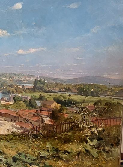 Louis TAUZIN (c.1842-c.1915)

Landscape

Oil...