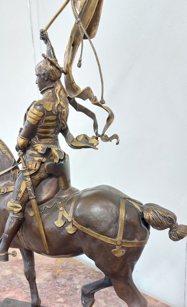Emmanuel FREMIET (1824-1910)

Jeanne d'Arc

Bronze...