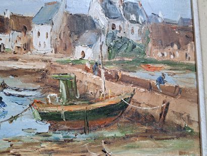 Etienne BELLAN (1922-2000)

The port of Saint-Cado...