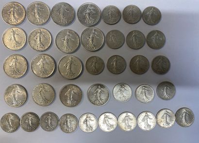 LOT OF SILVER PIECES including : 

- 11 pieces...