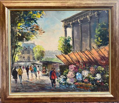 ECOLE DU XXème siècle

Marché aux fleurs

Huile...