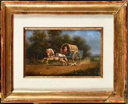 Auguste Sébastien BENARD (1810-1873)

Galloping

Oil...