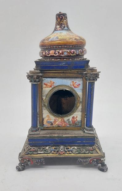 KIOSQUE en émaux cloisonnés émaillés 

H...
