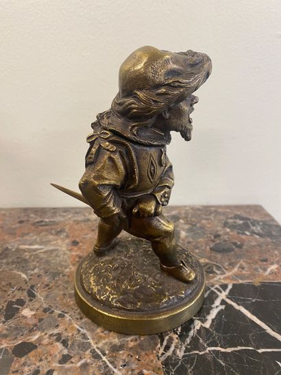 MAROTTE

Bronze formant encrier

Mousquetaire

Signé...