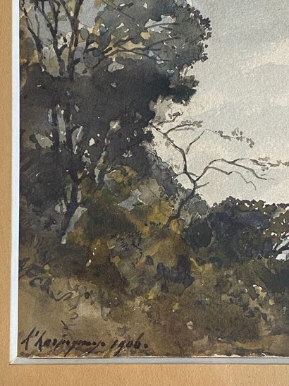 Henri Joseph HARPIGNIES (1819-1916)

Paysage

Aquarelle...
