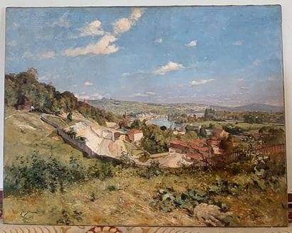 Louis TAUZIN (c.1842-c.1915)

Landscape

Oil...