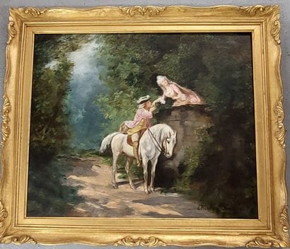 Théodore LÉVIGNE (1848-1912)

Scène galante...