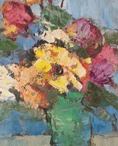 Nicolae AMBROZIE (1931)

Bunch of flowers

Oil...