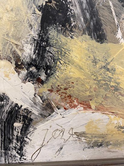ABSTRACTION

Huile sur panneau signée en...