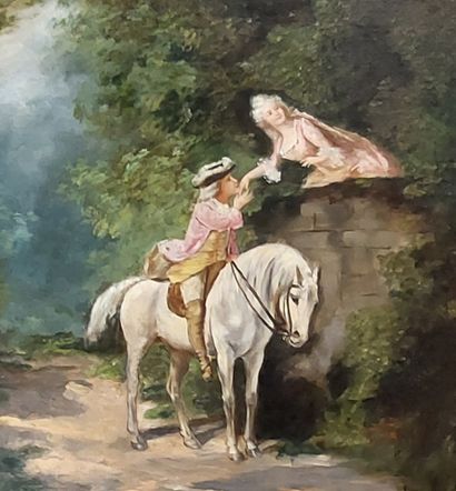 Théodore LÉVIGNE (1848-1912)

Scène galante...