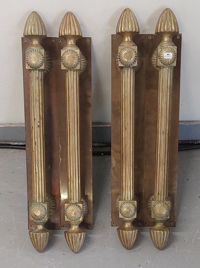 IMPORTANTES PAIRES DE POIGNEES de porte en...