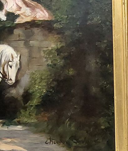 Théodore LÉVIGNE (1848-1912)

Scène galante...