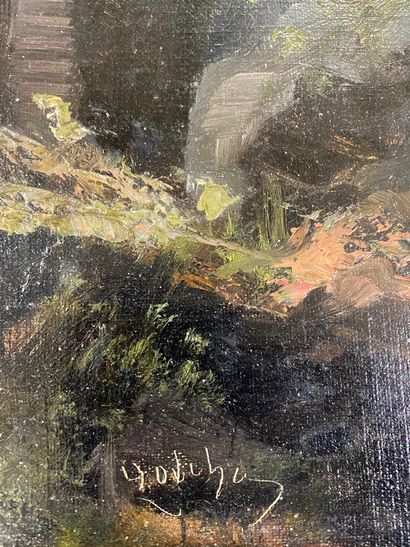 Emile GODCHAUX (1860-1938)

Paysage de montagne

Huile...