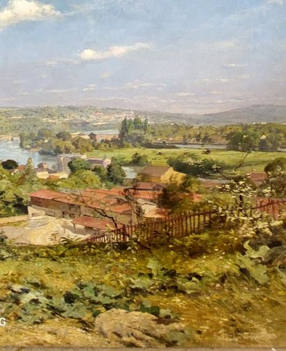 Louis TAUZIN (c.1842-c.1915)

Landscape

Oil...