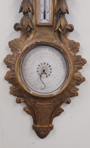 Gilded wood BAROMETER

Louis XVI period

H...