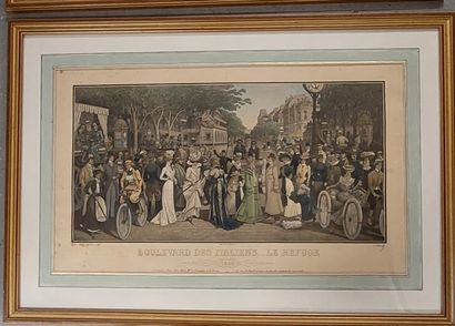 SET of 3 heightened engravings: 