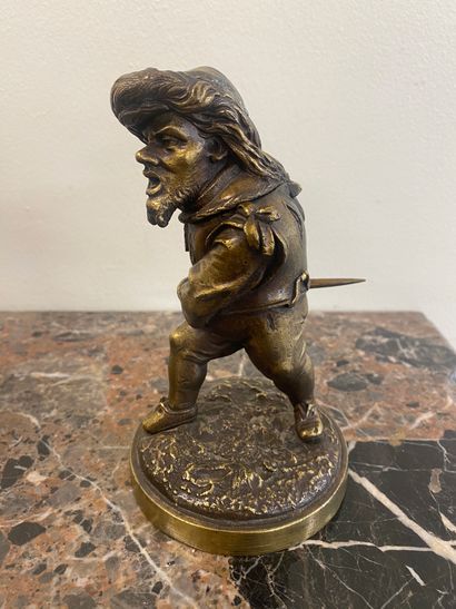 MAROTTE

Bronze formant encrier

Mousquetaire

Signé...