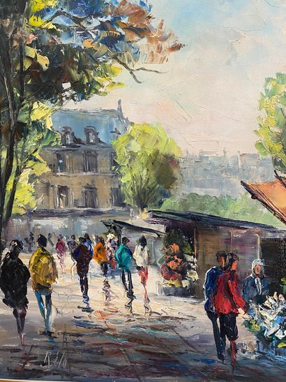 ECOLE DU XXème siècle

Marché aux fleurs

Huile...