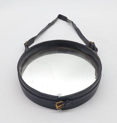 Jacques ADNET (1900-1984) 

Black leather...
