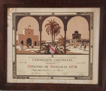 TWO DIPLOMAS

French Protectorate in Morocco...